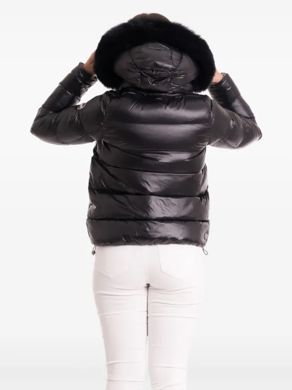 Colmar Hooded Puffer Jacket | Black | FARFETCH