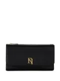 Elisabetta Franchi chain-strap leather wallet - Black