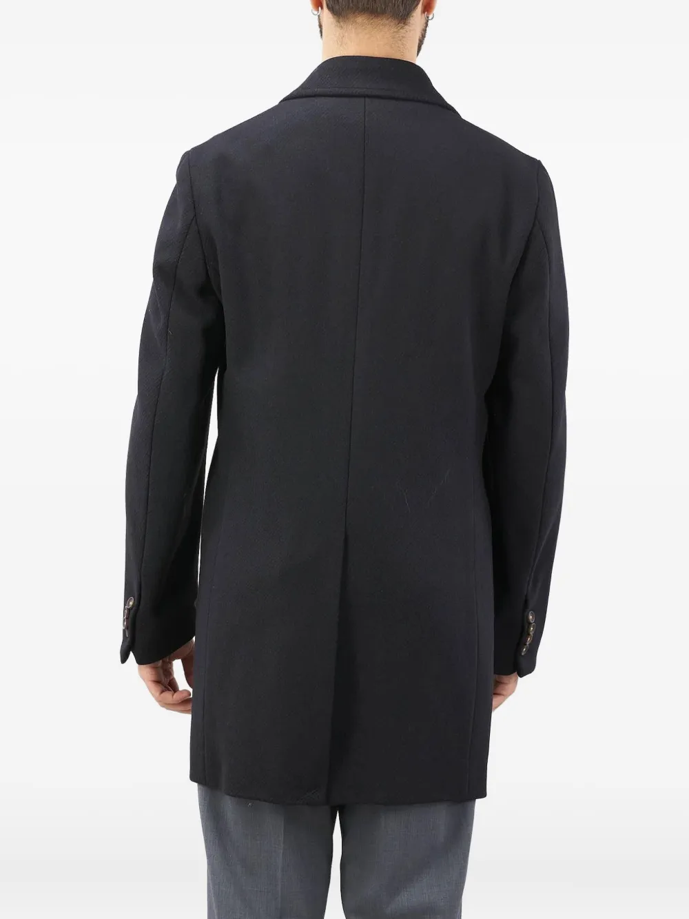 Manuel Ritz Single-breasted Coat In Black