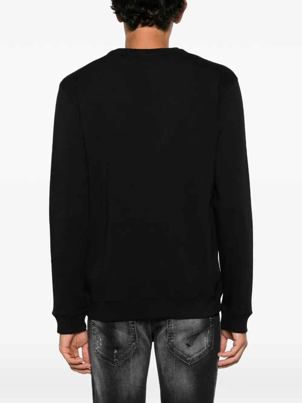 DONDUP logo-print sweatshirt Zwart