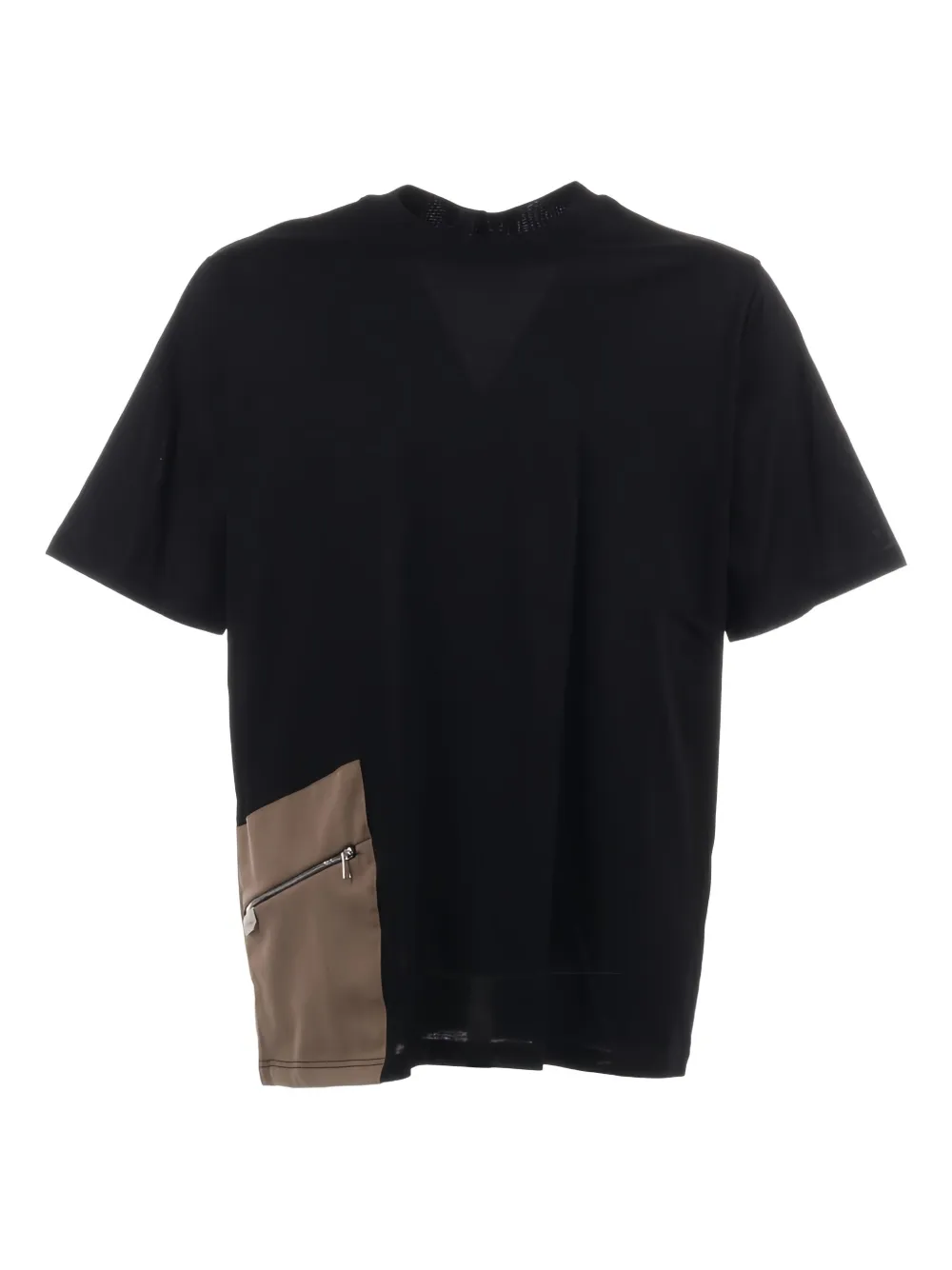 YES LONDON T-Shirt mit Tasche | Schwarz | Image 1