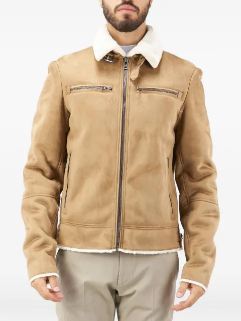 Patrizia Pepe trimmed-collar bomber jacket
