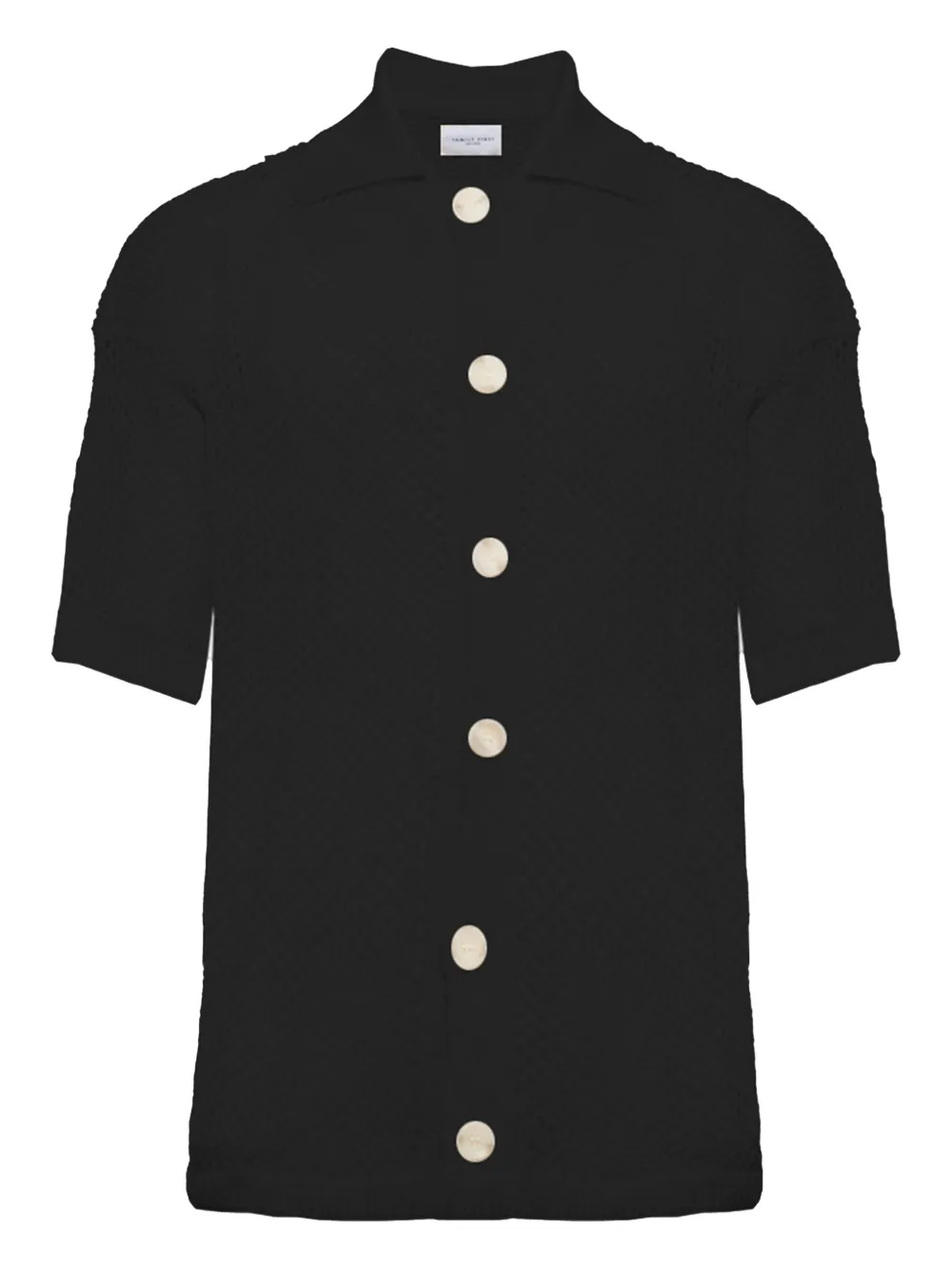 Family First textured button-up shirt | Image 2