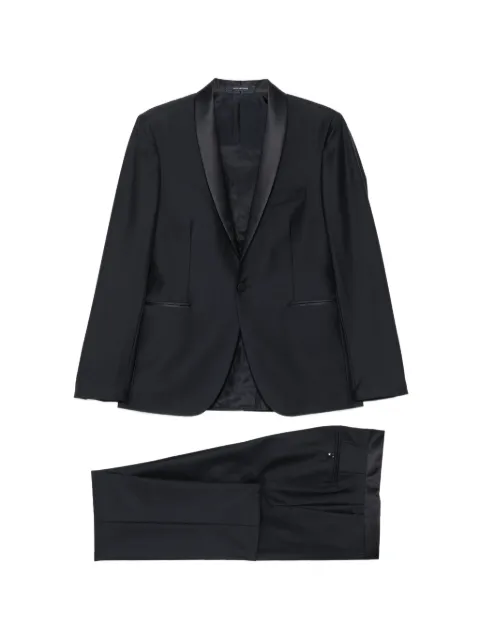 Tagliatore satin-lapel single-breasted suit