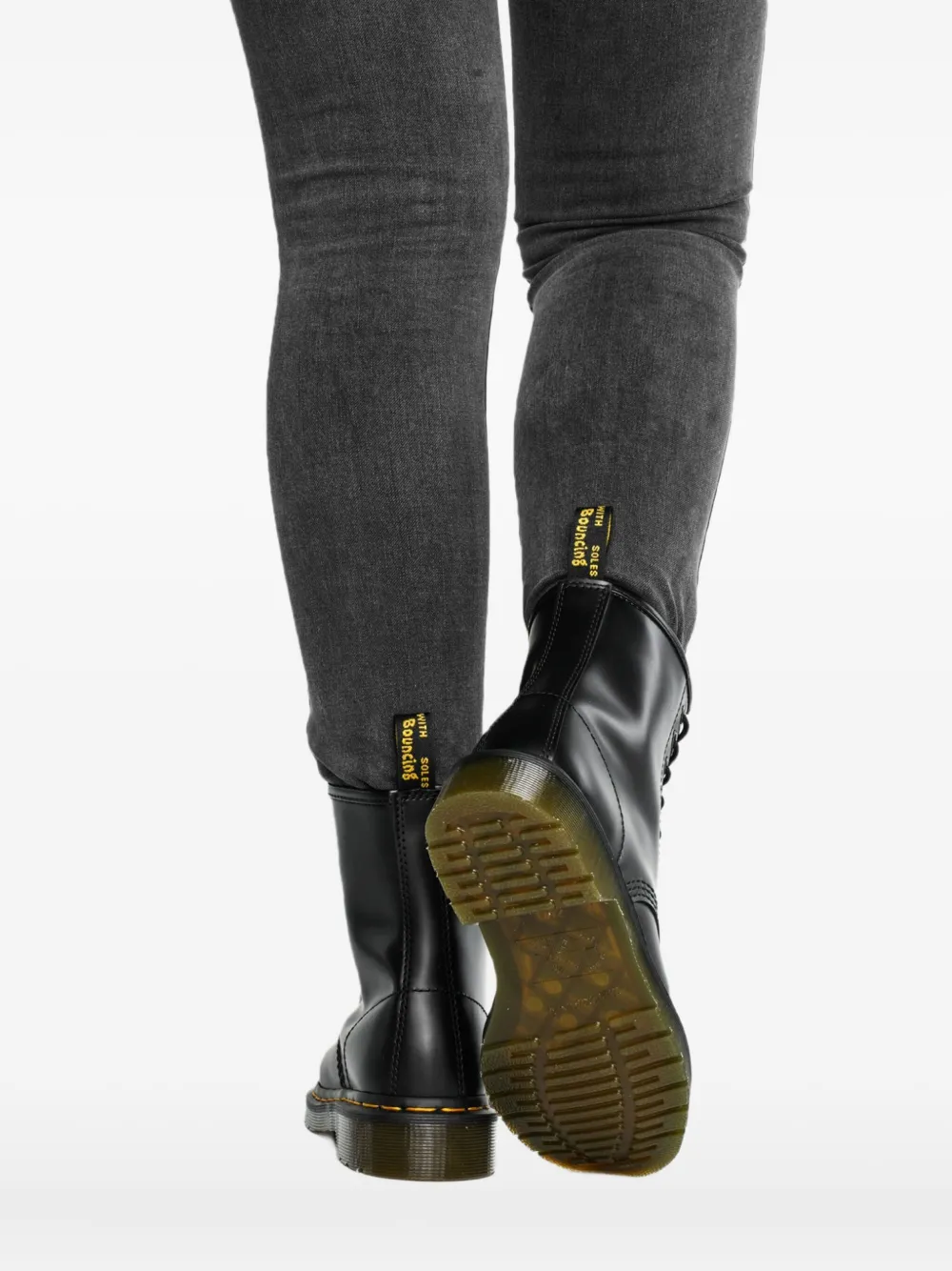 Dr. Martens 1460 lace-up smooth leather boots Black