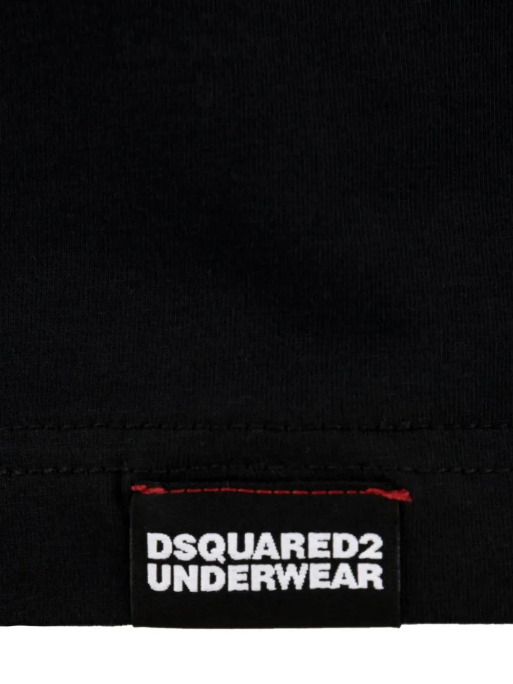 Dsquared2 Logo-patch T-shirt In Black