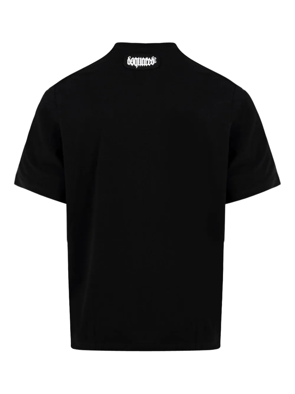 Dsquared2 Logo-patch T-shirt In Black