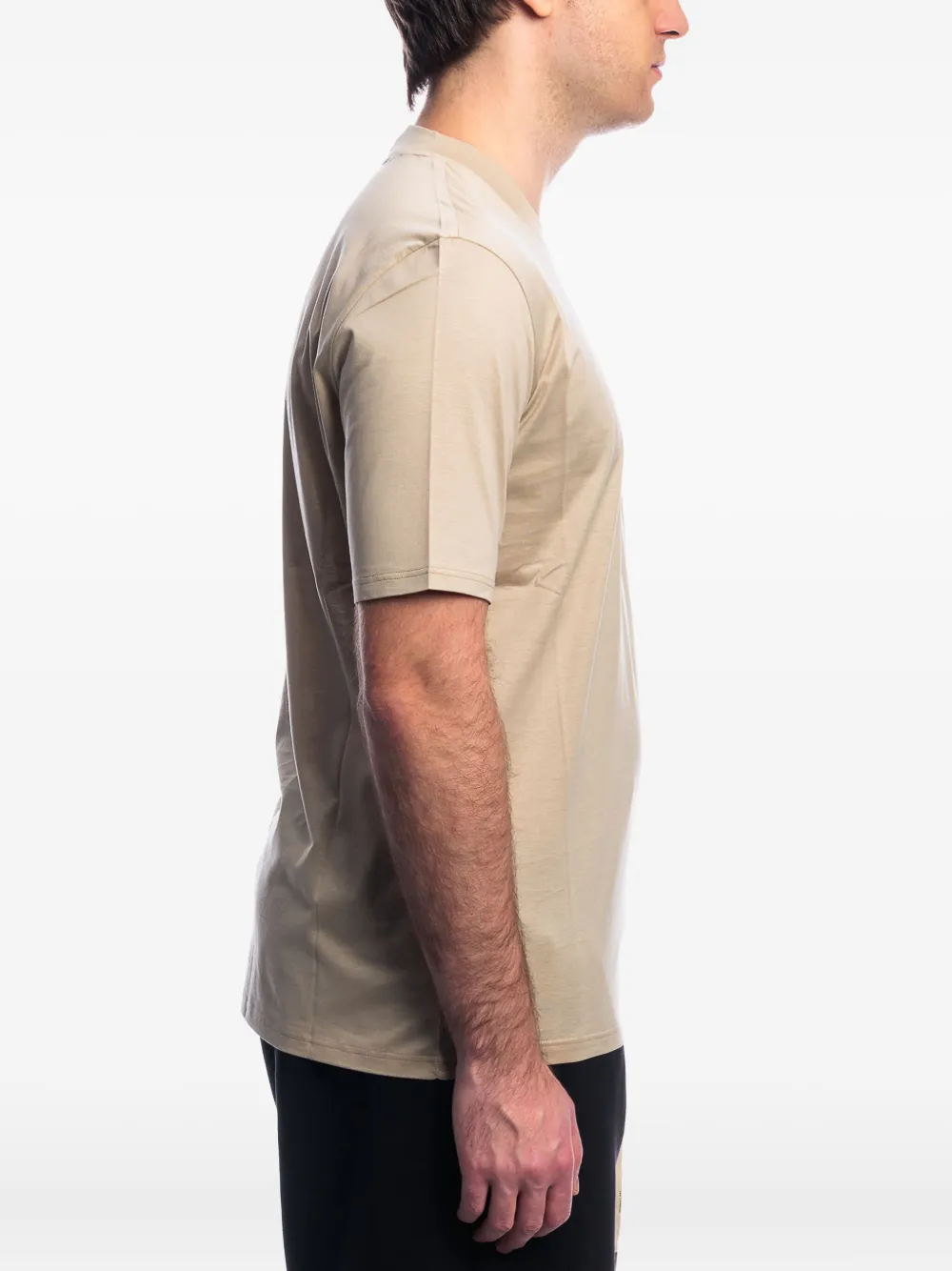 YES LONDON T-shirt met ronde hals Beige