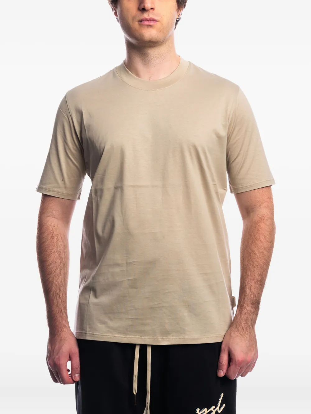 YES LONDON round-neck short-sleeve T-shirt - ニュートラル YES LONDON round-neck short-sleeve T-shirt - ニュートラル