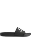 Balenciaga x Scholl logo slides - Black