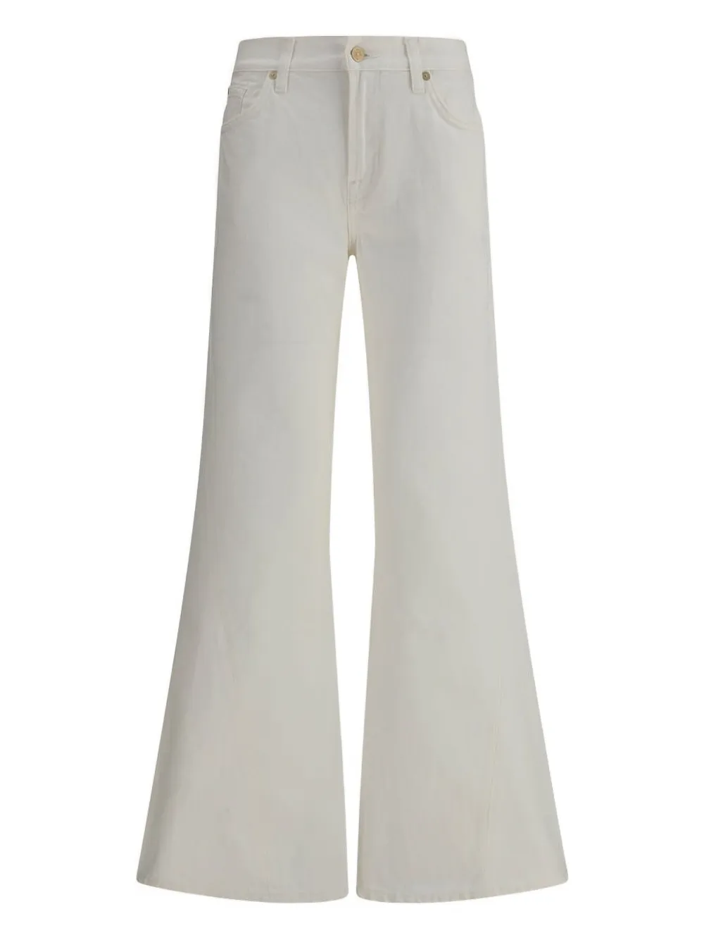 7 For All Mankind Spencer Flare Jeans In Gray
