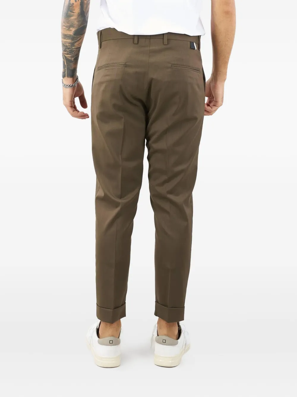 Low Brand Cooper cuffed trousers Bruin