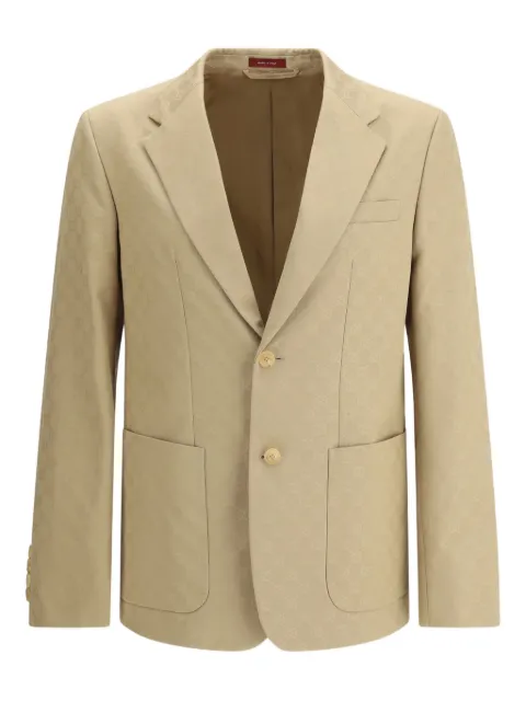Gucci GG Supreme-pattern blazer