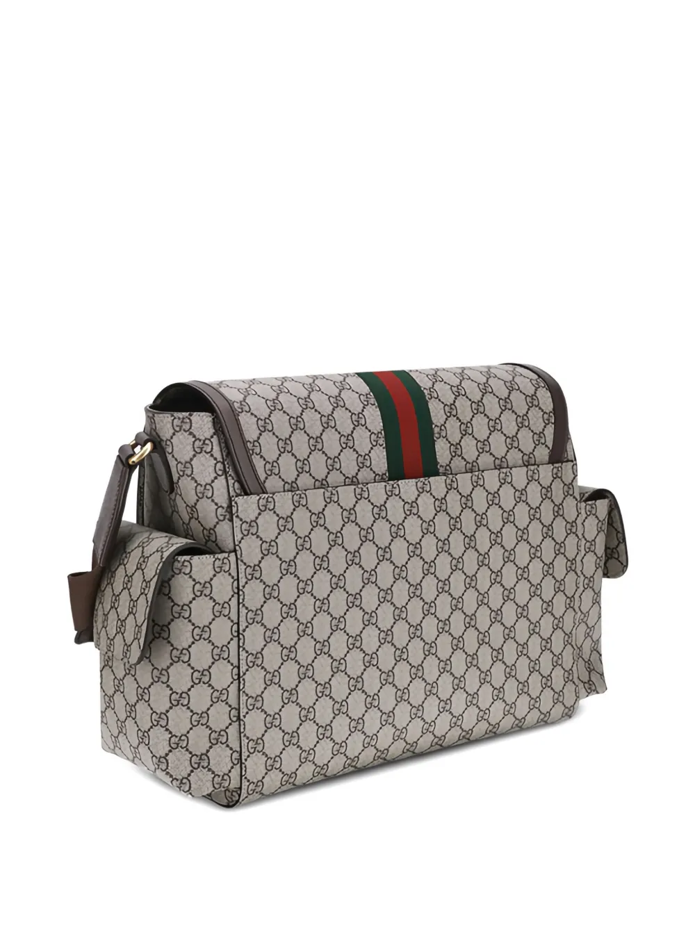 Gucci GG-monogram shoulder bag - Bruin