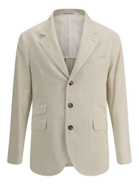 Brunello Cucinelli ribbed velvet blazer