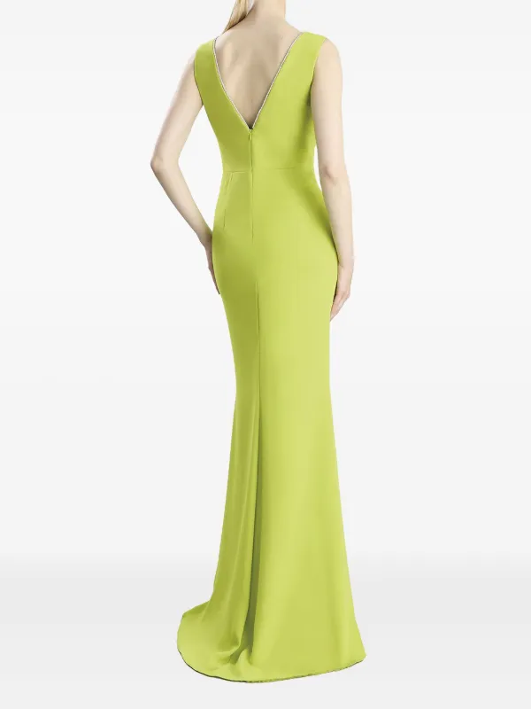 slim fit dress slacks Nicole Miller Y2K Green Mini Dress main image 1
