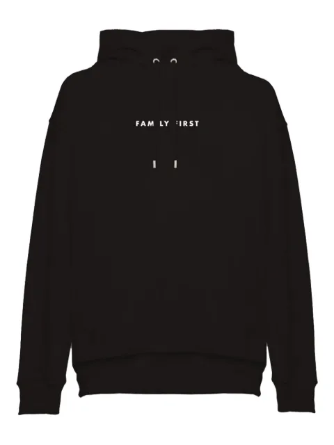 Family First logo-print hoodie