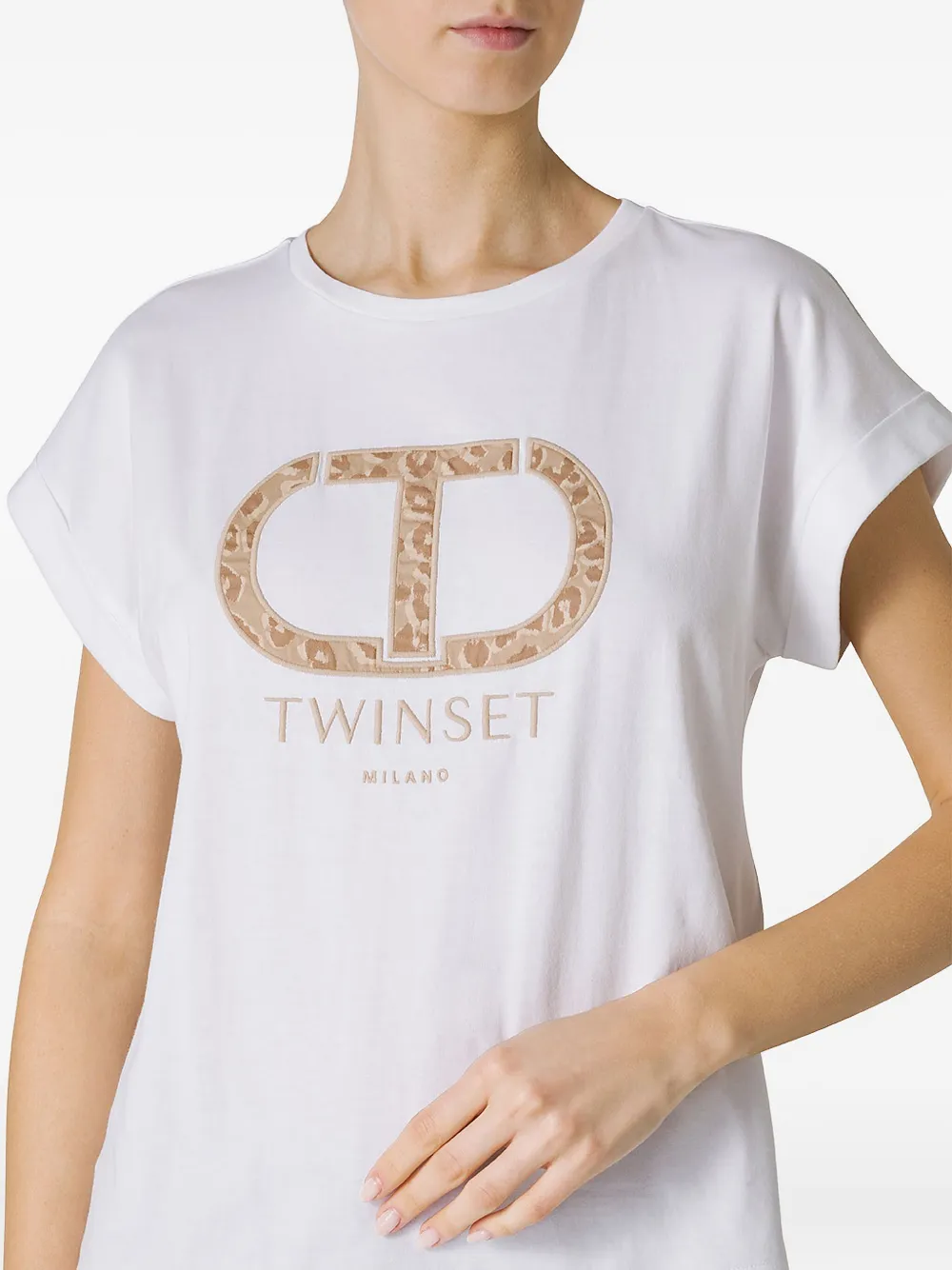 Twinset Logo-print T-shirt In White