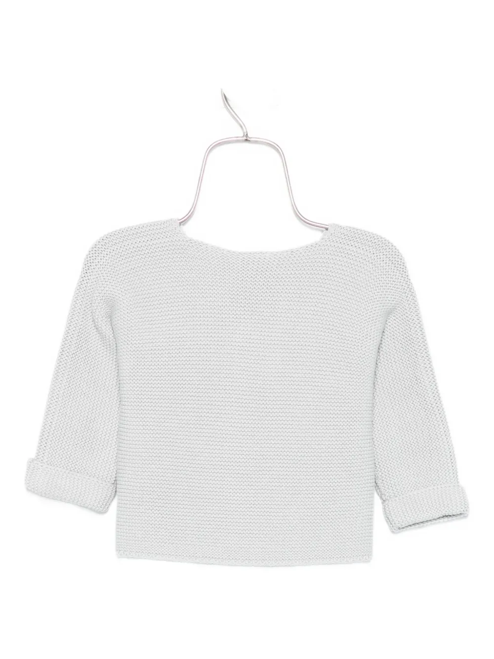 Petit Bateau button-front knitted cardigan Blauw