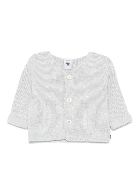Petit Bateau button-front knitted cardigan