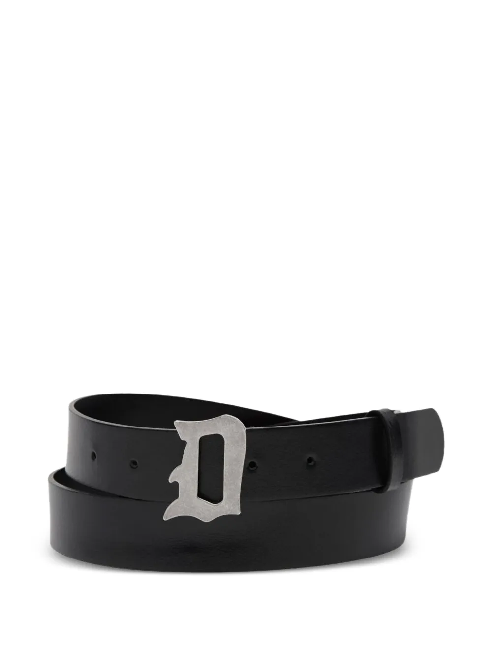 DONDUP Leren riem met gesp Zwart