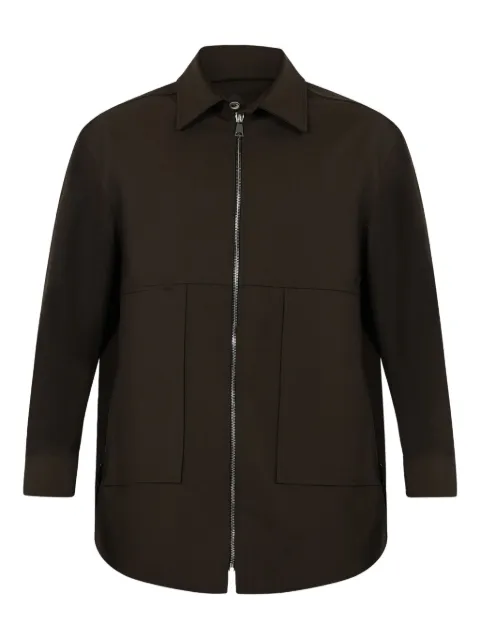 YES LONDON zip-front shirt