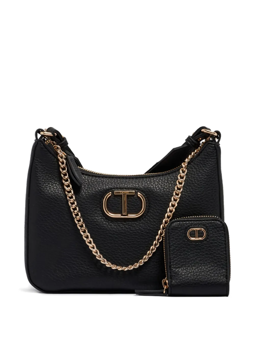 TWINSET Schoudertas met logoplakkaat Zwart