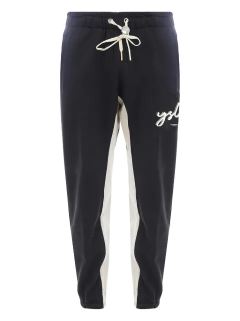 YES LONDON panelled drawstring track pants