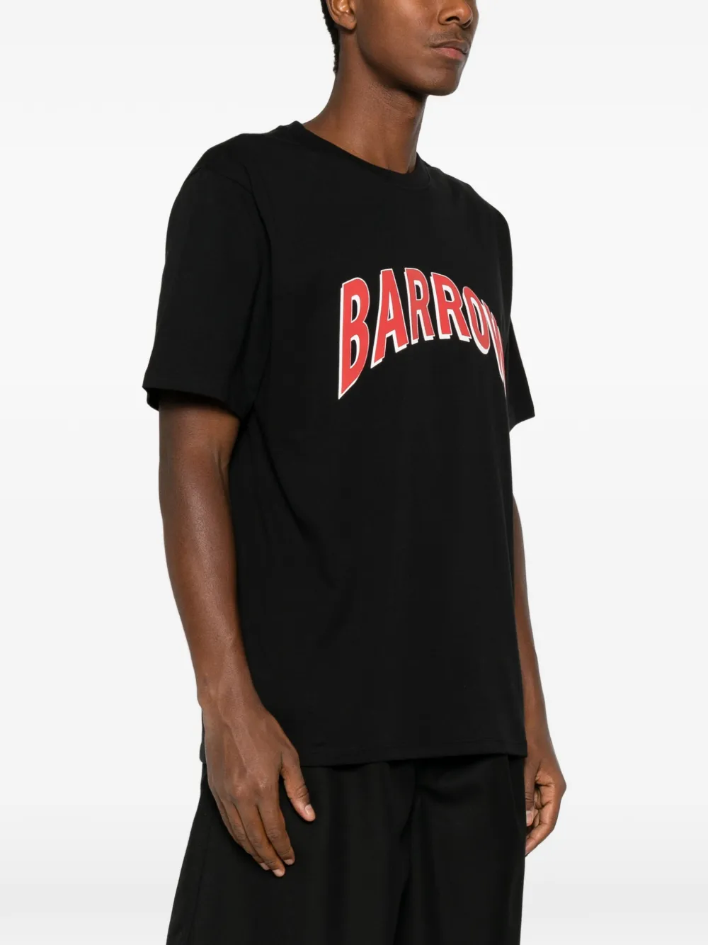 BARROW T-shirt met logoprint Zwart
