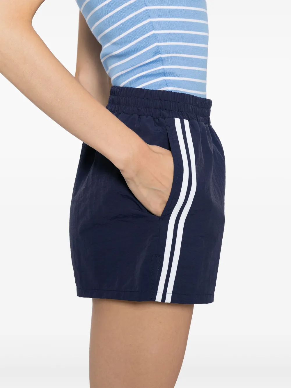 Sporty & Rich SR Runner trainingsshorts Blauw