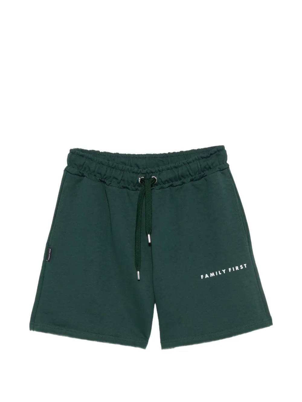 Family First Box Logo drawstring shorts - Verde