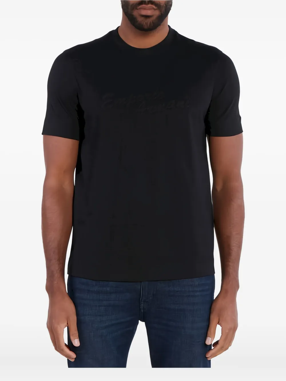 Emporio Armani logo-detail T-shirt - Nero