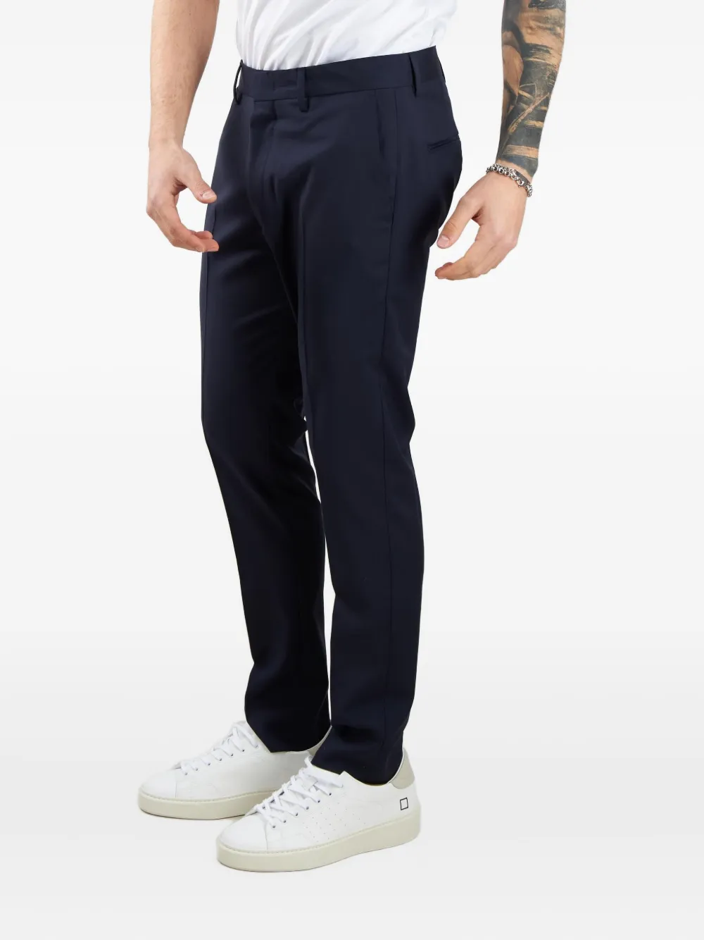 Low Brand Two-button Suit In Blue