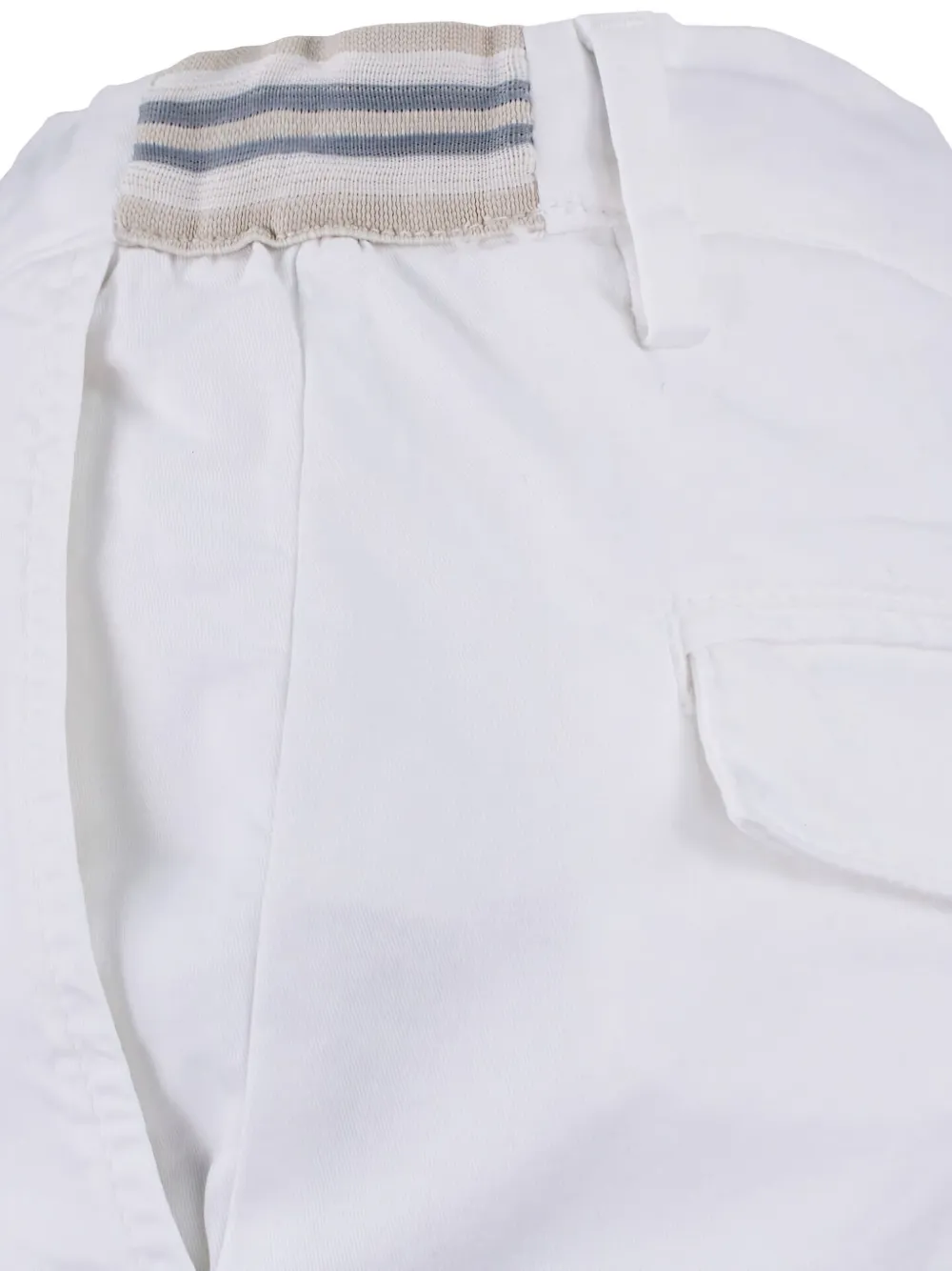 Eleventy Broek met trekkoord Wit