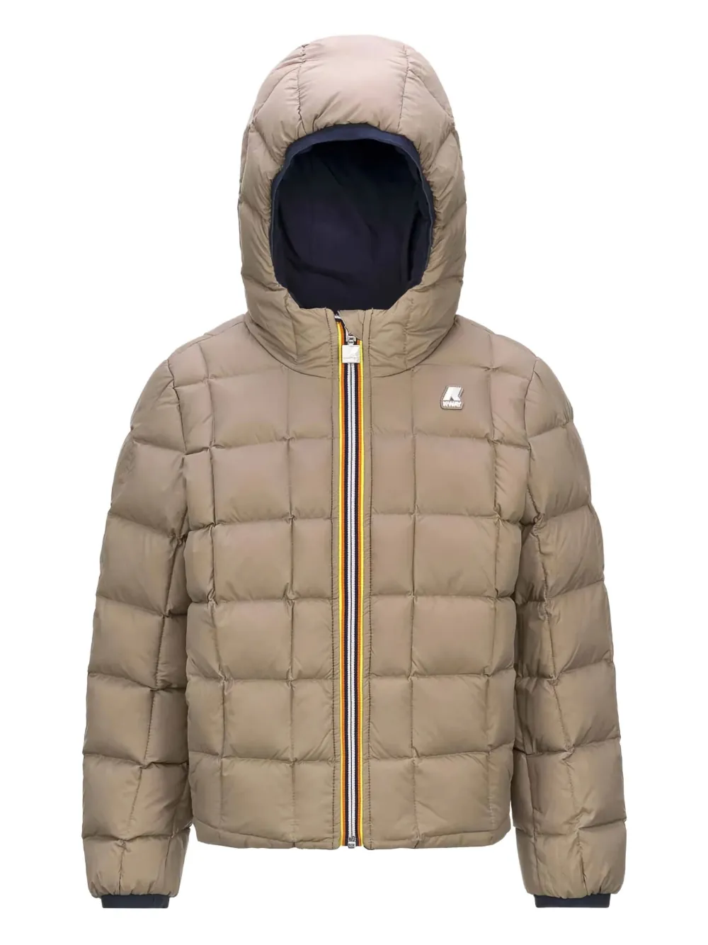 K-Way Jacques hooded puffer jacket Blauw