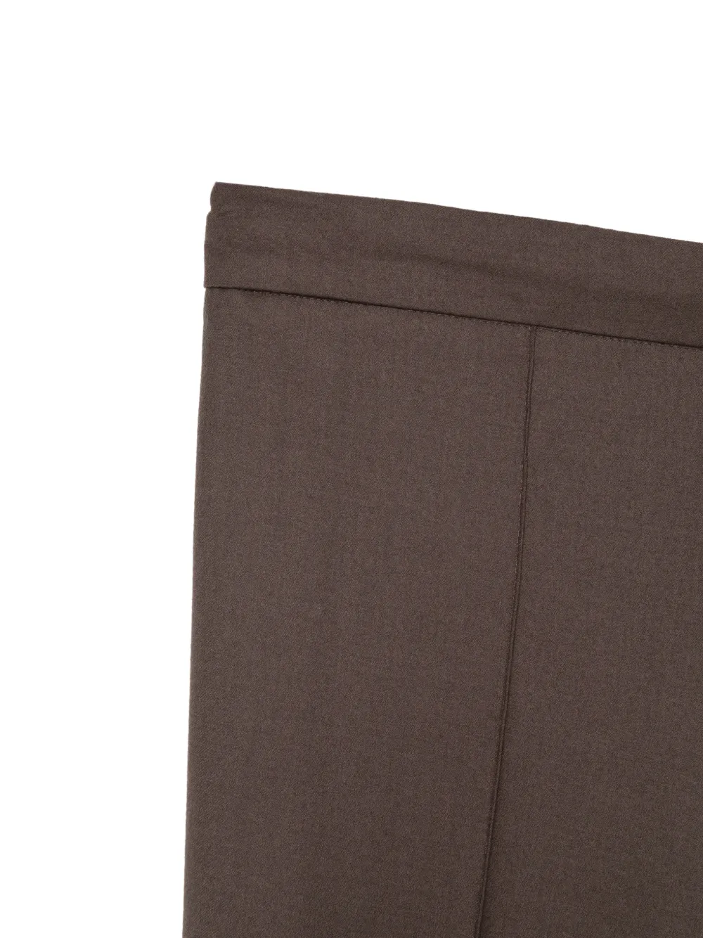 Costumein Broek met elastische taille Bruin
