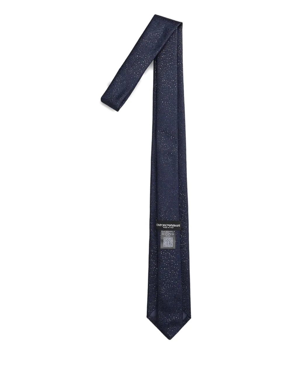 Emporio Armani speckled tie - Blauw