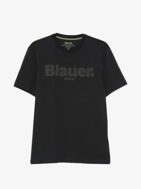 Blauer logo-print crew-neck T-shirt