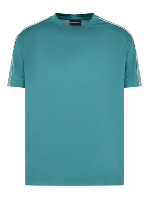 Emporio Armani shoulder-stripe T-shirt