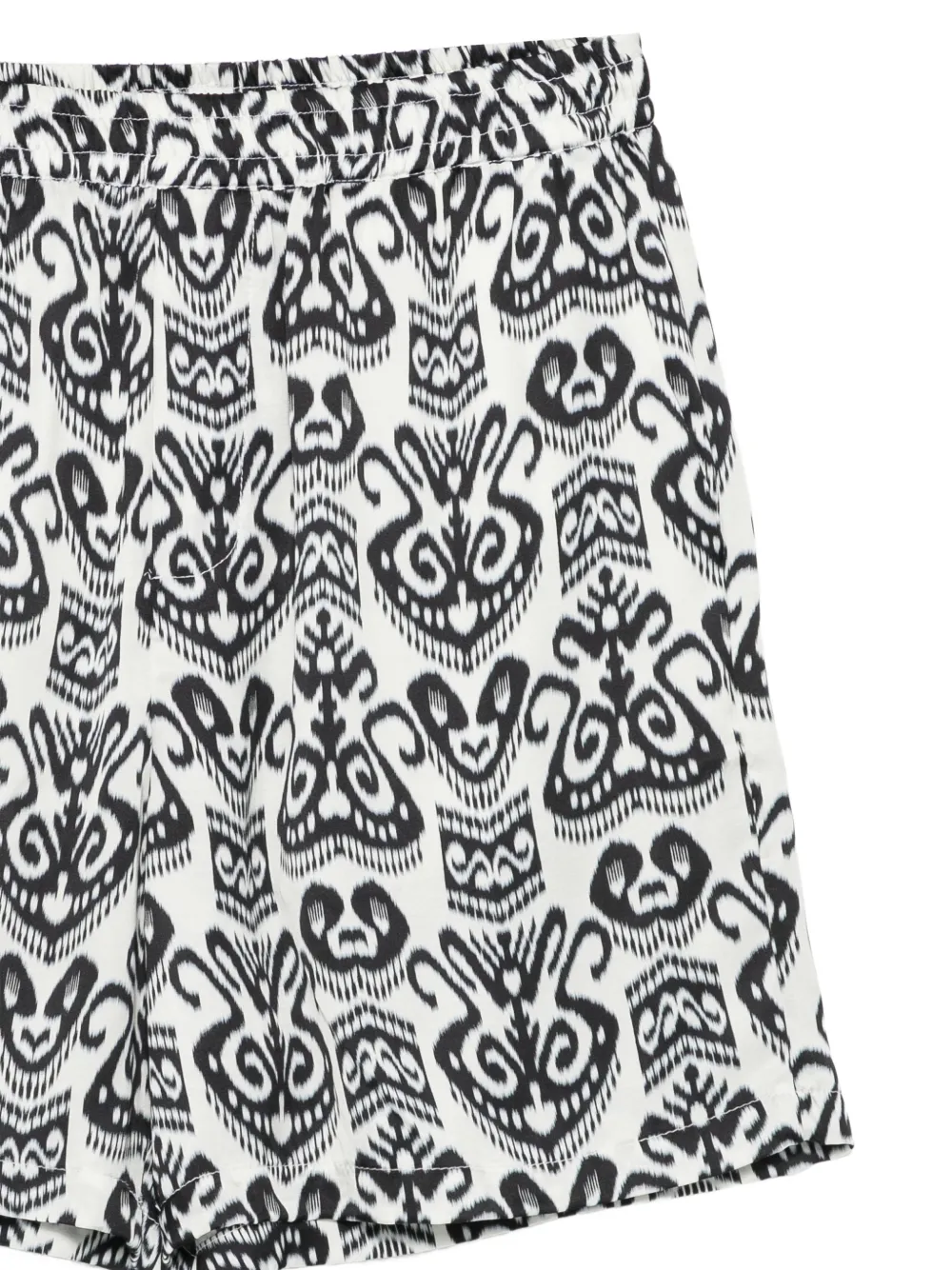 Low Brand Shorts met print Wit