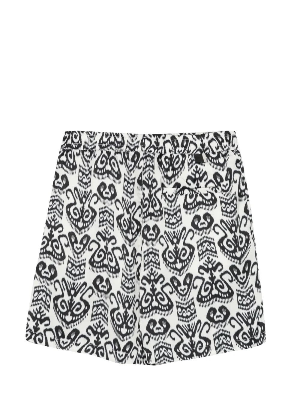 Low Brand Shorts met print Wit
