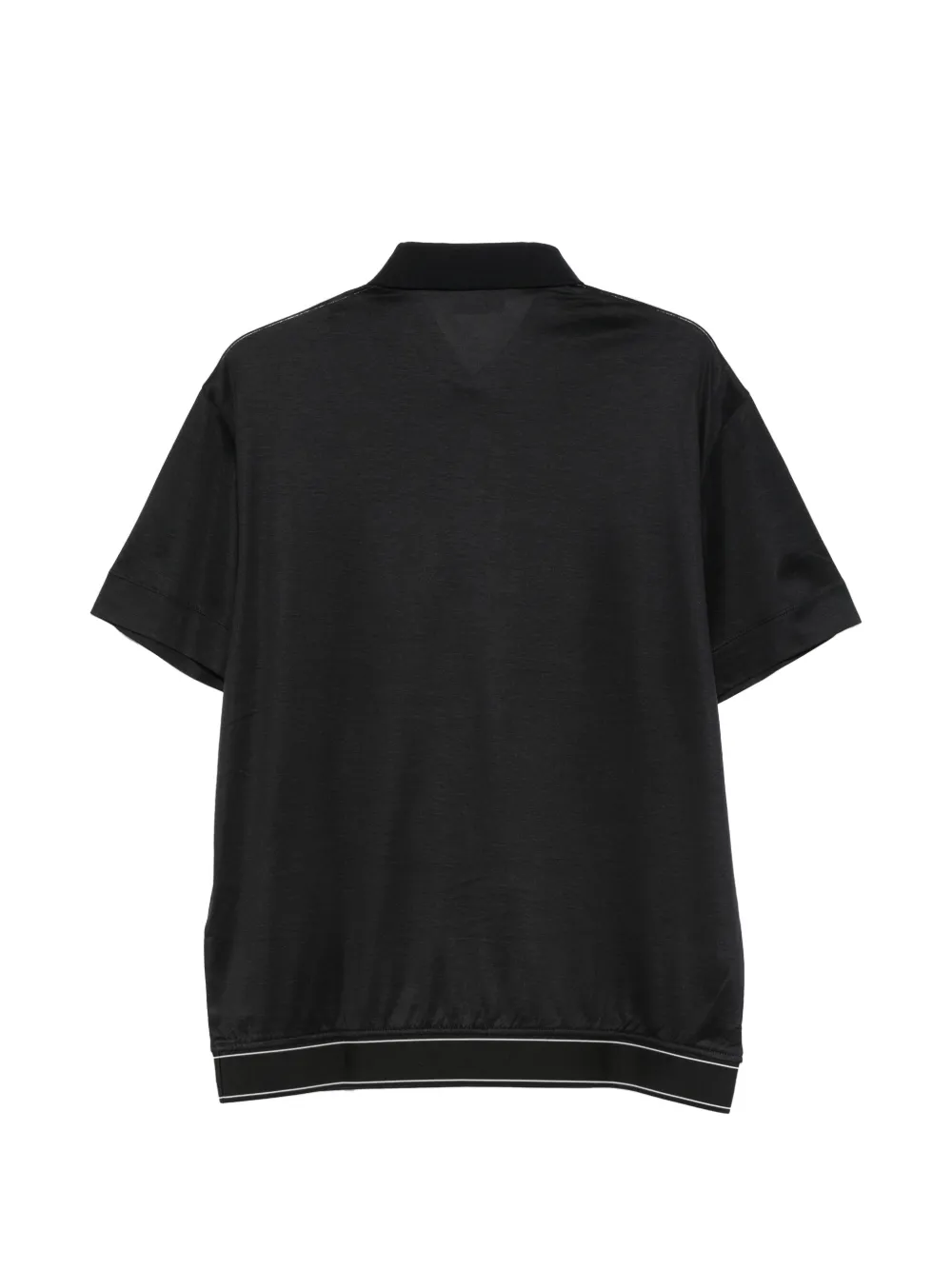 Emporio Armani Poloshirt met logoprint Zwart