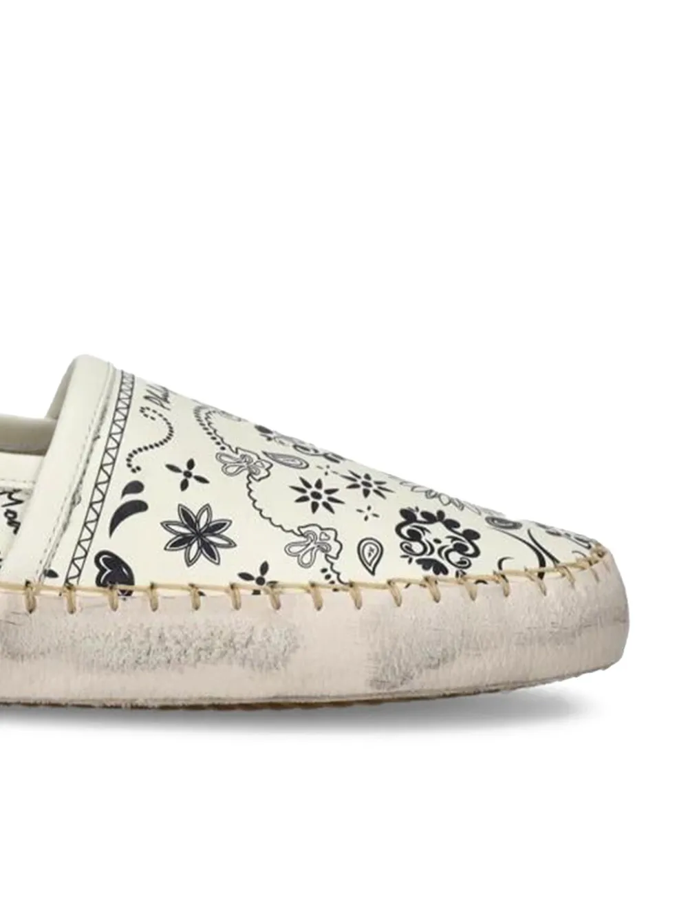 Philippe Model Paris Espadrilles met paisley-print Beige