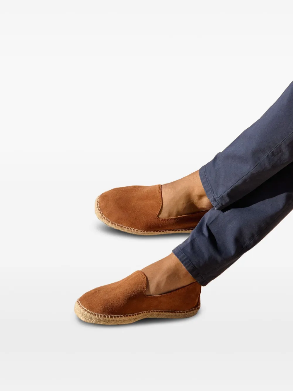 Manebi suede slip-on espadrilles Brown