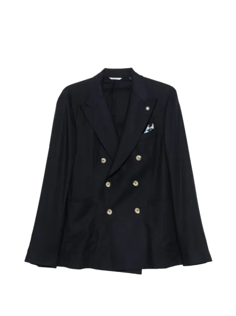 Manuel Ritz double-breasted wool blazer