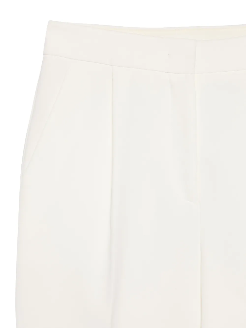 Moschino Plooibroek met toelopende pijpen Beige