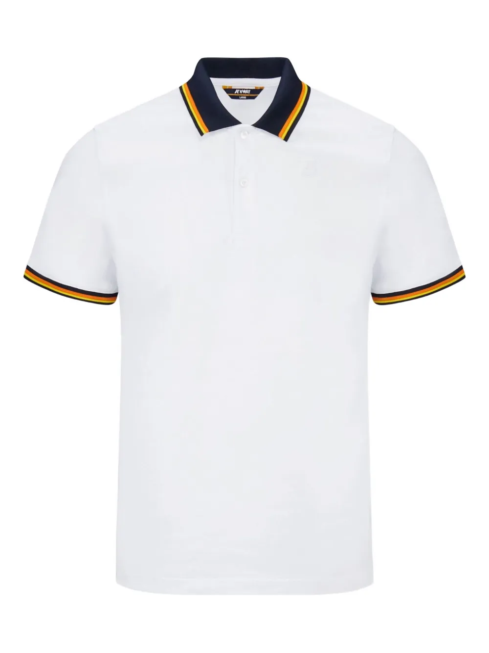K-Way Vince tiped polo shirt Wit