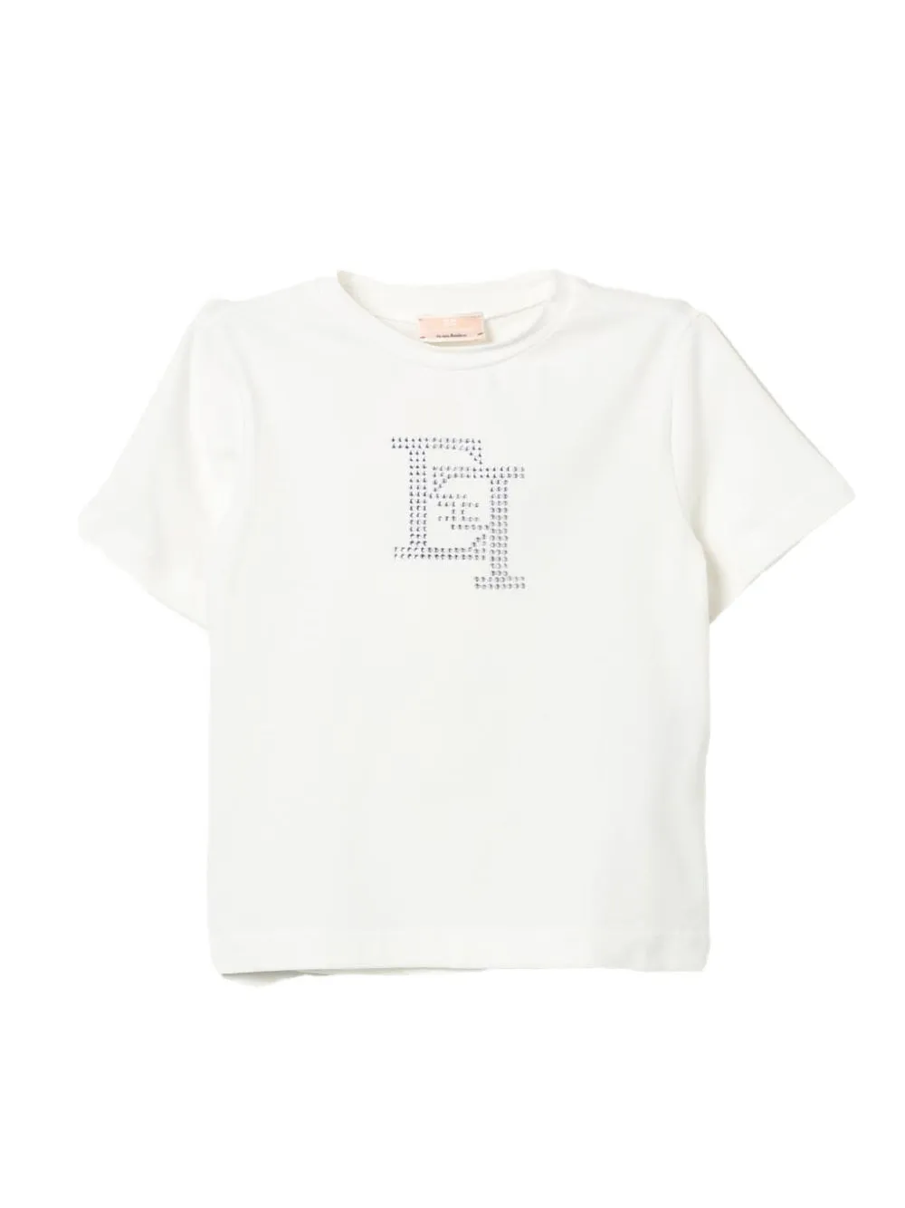Elisabetta Franchi Kids crystal-embellished T-shirt Wit