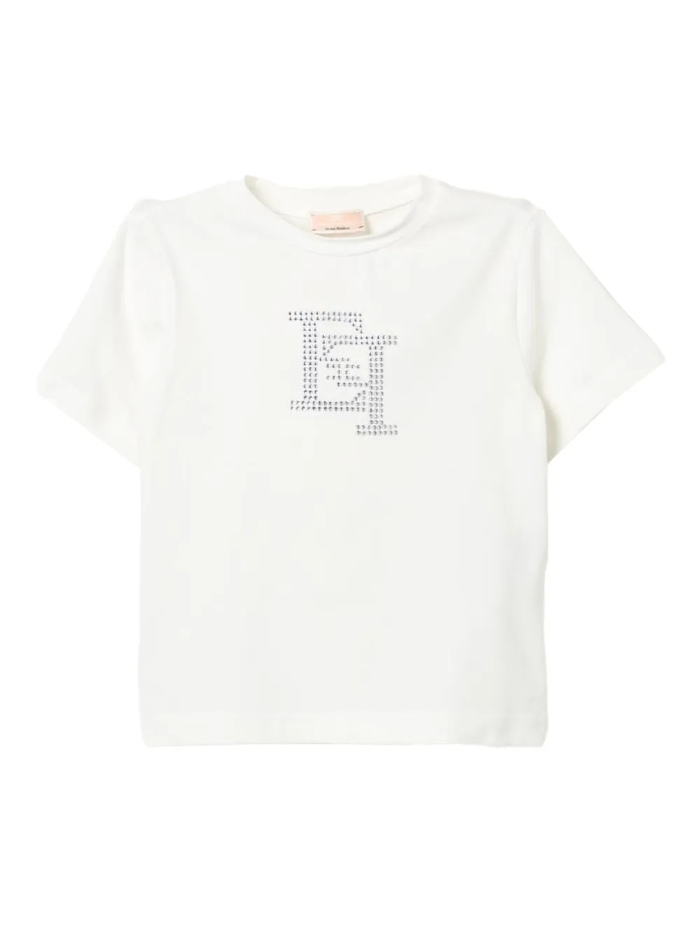 Elisabetta Franchi Kids crystal-embellished T-shirt Wit