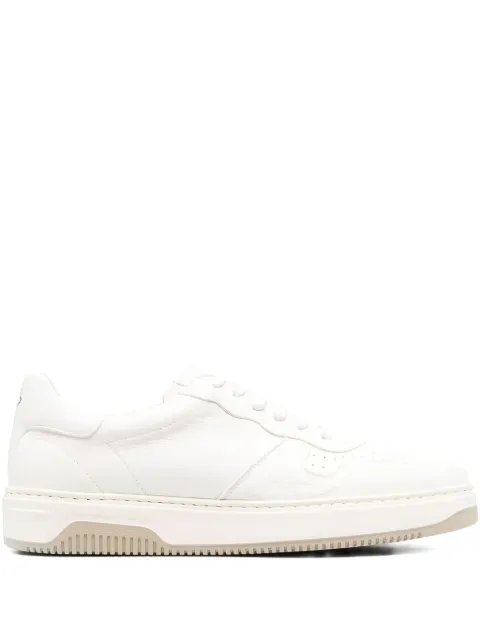 Tagliatore leather lace-up trainers